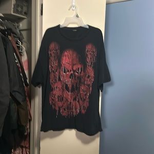 2xl skull tshirt